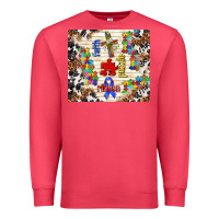 Cardinal faith puzzle ribbon Premium Sweatshirt - TumblerDesignByShophia