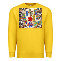 Lemon faith puzzle ribbon Premium Sweatshirt - TumblerDesignByShophia