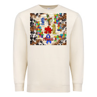 Sandshell faith puzzle ribbon Premium Sweatshirt - TumblerDesignByShophia