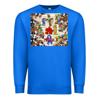 True Royal faith puzzle ribbon Premium Sweatshirt - TumblerDesignByShophia