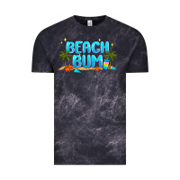 Cloud Black beach bum Vintage Tee - JahusDesignShop