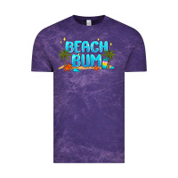 Cloud Purple beach bum Vintage Tee - JahusDesignShop