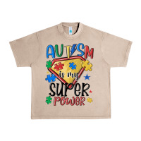 French Oak autism is my super power Urban Heavy Tee - MaliasSmallBusiness