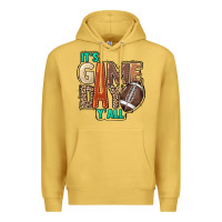 Antique Gold It's game day y'all Premium Hoodie - HowdyJamesFarm