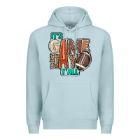 Blue Mist It's game day y'all Premium Hoodie - HowdyJamesFarm