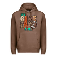 Chestnut It's game day y'all Premium Hoodie - HowdyJamesFarm