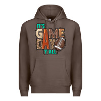 Coffee It's game day y'all Premium Hoodie - HowdyJamesFarm