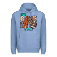 Colony Blue It's game day y'all Premium Hoodie - HowdyJamesFarm