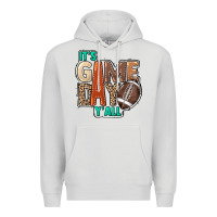 Dove Grey It's game day y'all Premium Hoodie - HowdyJamesFarm