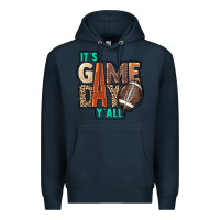 Navy It's game day y'all Premium Hoodie - HowdyJamesFarm