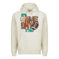 Oatmeal Heather It's game day y'all Premium Hoodie - HowdyJamesFarm