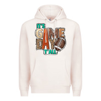 Pale Pink It's game day y'all Premium Hoodie - HowdyJamesFarm