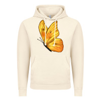 Vintage Artic Flying Cloudless Sulphur Butterfly Vintage Hoodie - LillyAllenDesigns