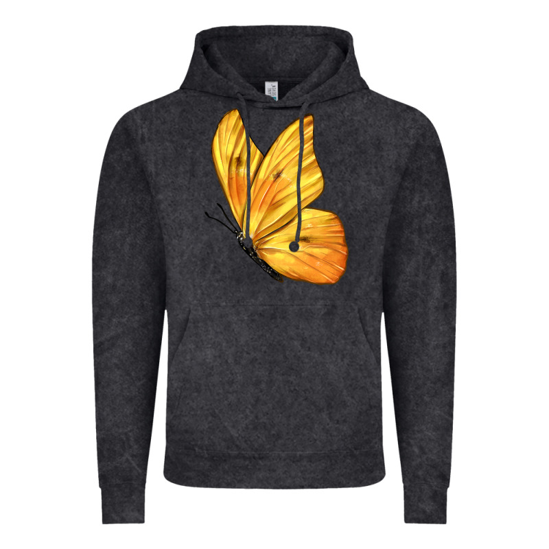 Flying Cloudless Sulphur Butterfly Vintage Hoodie by LillyAllenDesigns | Teevron