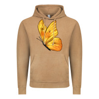 Vintage Camel Flying Cloudless Sulphur Butterfly Vintage Hoodie - LillyAllenDesigns
