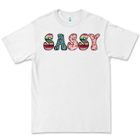 White sassy Premium Tee - JahusDesignShop