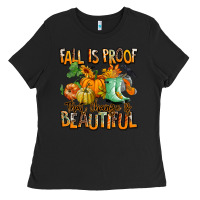 Black Fall is proof that change is beautiful Ladies Tee - RanaPortraitStore