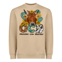 Obsessive Cow Disorder Heavyweight Sweatshirt | Teevron