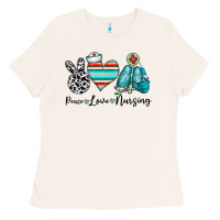Bone peace love nursing Ladies Tee - CowhideDigitalArt