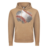 Vintage Coffee leopard baseball patch Vintage Hoodie - Jasminsmagicworld