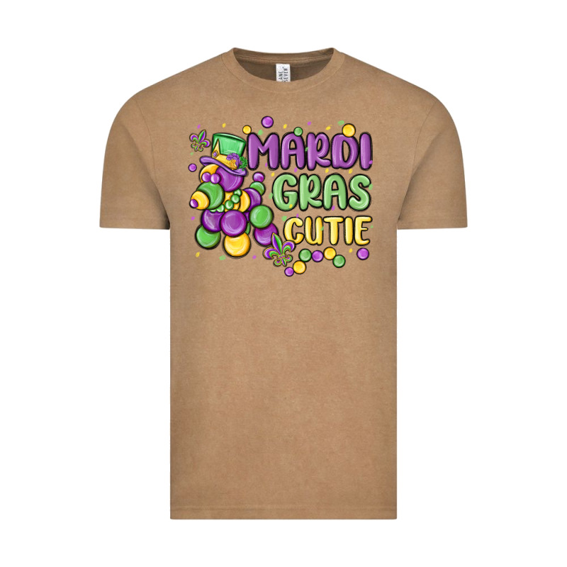 Mardi Gras Cutie Vintage Tee by MaliasSmallBusiness | Teevron