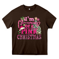 I Am Dreaming Of A Pink Christmas Heavy Core Tee | Teevron