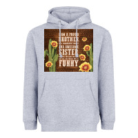 Heather Grey i am a proud brother Heavyweight Hoodie - TumblerDesignByShophia