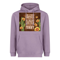Lavender i am a proud brother Heavyweight Hoodie - TumblerDesignByShophia