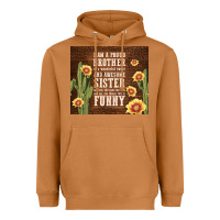 Meerkat i am a proud brother Heavyweight Hoodie - TumblerDesignByShophia