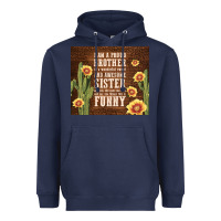 Navy i am a proud brother Heavyweight Hoodie - TumblerDesignByShophia