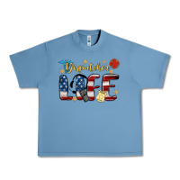 Pebble Blue dispatcher life Urban Heavy Tee - MaliasSmallBusiness
