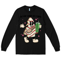Black out here lookin like a snack Long Sleeve Tee - MaliasSmallBusiness