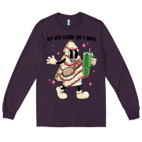 Plum out here lookin like a snack Long Sleeve Tee - MaliasSmallBusiness