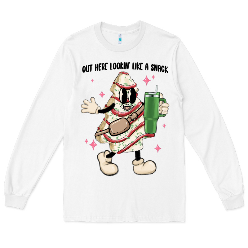 Out Here Lookin Like A Snack Long Sleeve Tee by MaliasSmallBusiness | Teevron