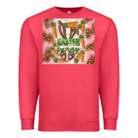 Cardinal easter bunny with carrots Premium Sweatshirt - TumblerDesignByShophia