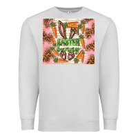 Dove Grey easter bunny with carrots Premium Sweatshirt - TumblerDesignByShophia