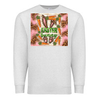 Easter Bunny With Carrots Premium Sweatshirt | Teevron