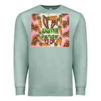 Seafoam easter bunny with carrots Premium Sweatshirt - TumblerDesignByShophia