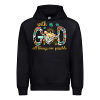 Black with god all things are possible with baby jesus bbs Urban Hoodie - BundleAndBundleShop