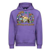 Tulip with god all things are possible with baby jesus bbs Urban Hoodie - BundleAndBundleShop