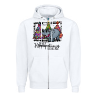 I Want Hippopotamus For Christmas Zipper Hoodie | Teevron