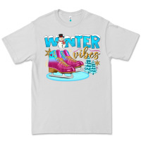 Dove Grey winter vibes Premium Tee - BundleAndBundleShop