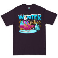Plum winter vibes Premium Tee - BundleAndBundleShop