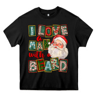Black I Love A Man With A Beard Heavy Core Tee - FaDigitalArtStudio