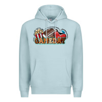 Blue Mist Game day football popcorn Premium Hoodie - HowdyJamesFarm