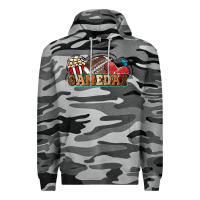 Slate Camo Game day football popcorn Premium Hoodie - HowdyJamesFarm