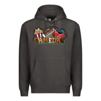 Smoke Game day football popcorn Premium Hoodie - HowdyJamesFarm