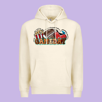 Game Day Football Popcorn Premium Hoodie Designed By Howdyjamesfarm