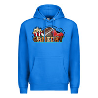 True Royal Game day football popcorn Premium Hoodie - HowdyJamesFarm