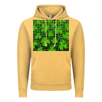 Vintage Mustard Saint Patricks Day Shamrock And Plaid Vintage Hoodie - RanaPortraitStore